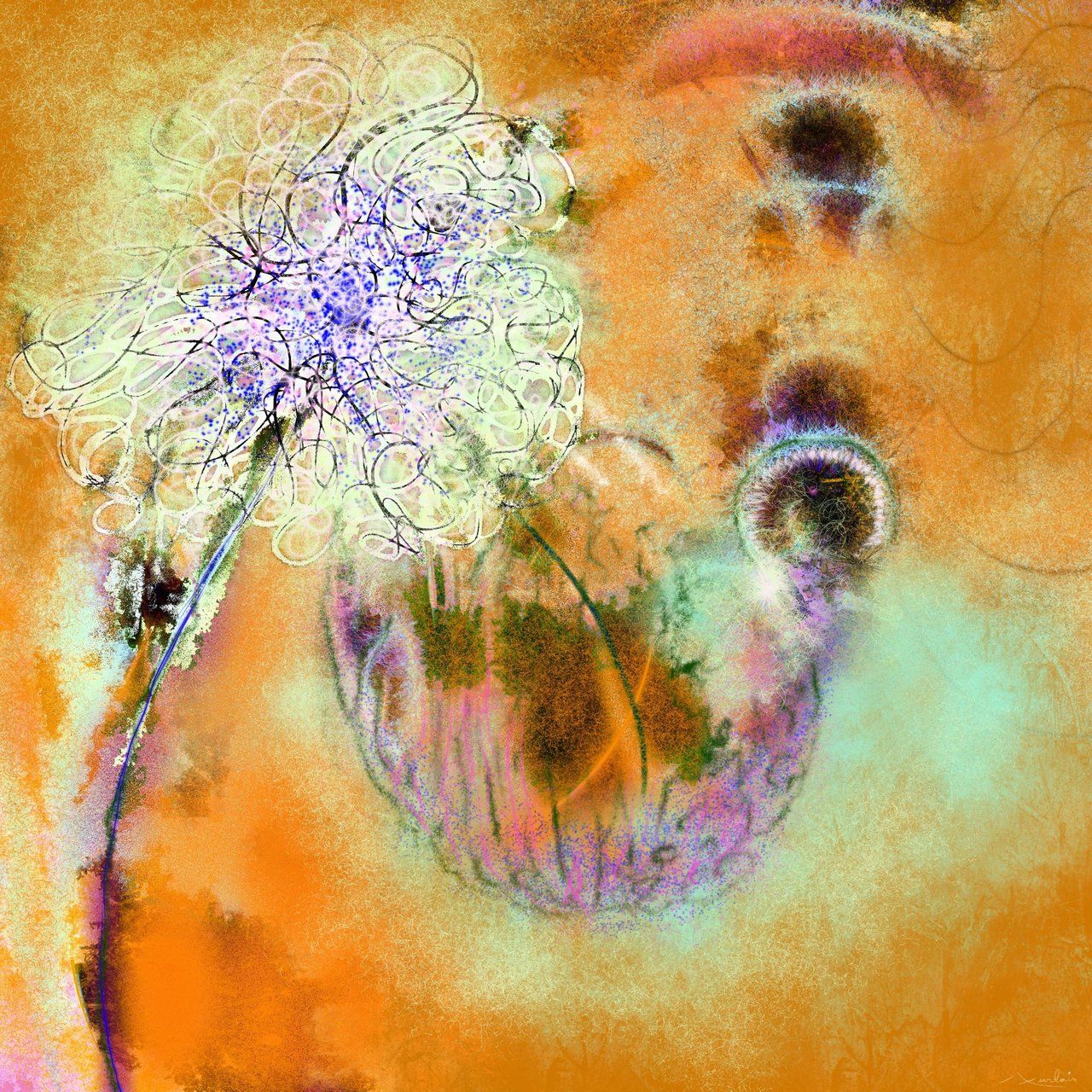 Peinture digitale réalisée par Anne Turlais