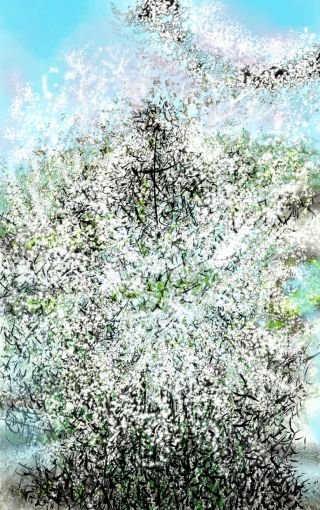 Artwork in vertical format