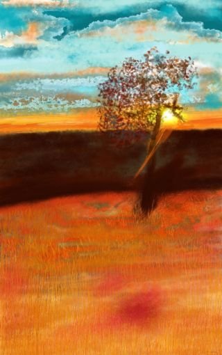 Artwork in vertical format