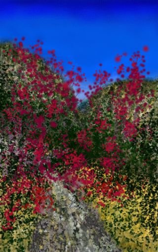 Artwork in vertical format