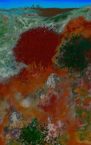 Artwork in vertical format